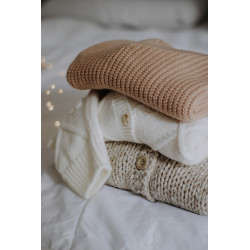 Cozy Knit Cardigan  Beige